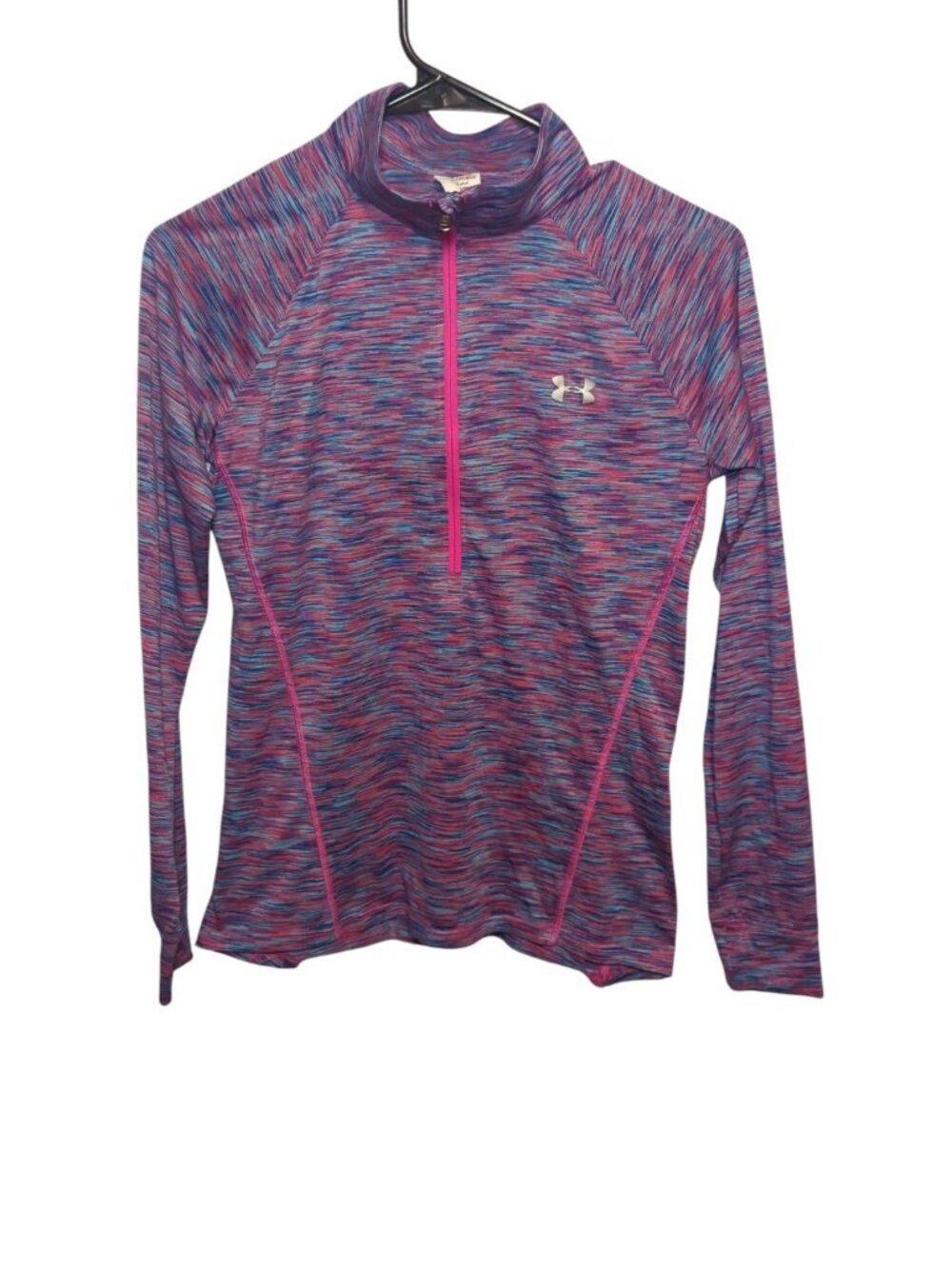 Under Armour Womens Tech Twist multi color purple 1/4 Zip Pullover Size Small